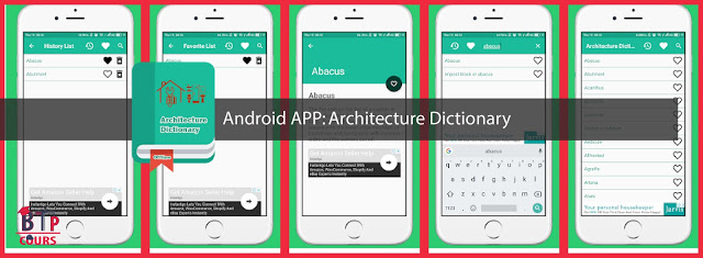 android app BTP et ARCHITECTURE sur www.btp-cours.com