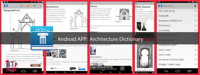 android app BTP et ARCHITECTURE sur www.btp-cours.com