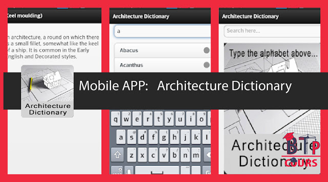 android app BTP et ARCHITECTURE sur www.btp-cours.com