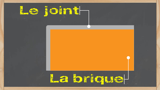 aperçu d'une Brique avec joint
