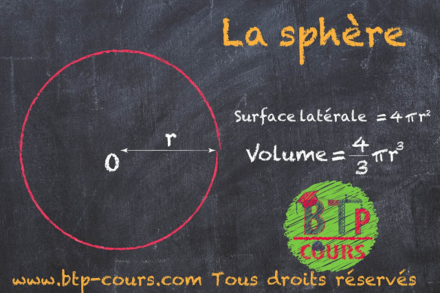 Calcul des volumes et surfaces latérale